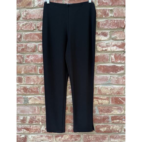 Sympli Black Side Notch Hem Ankle Jersey Pants Size 6 Capsule wardrobe‎ Travel - Picture 6 of 7